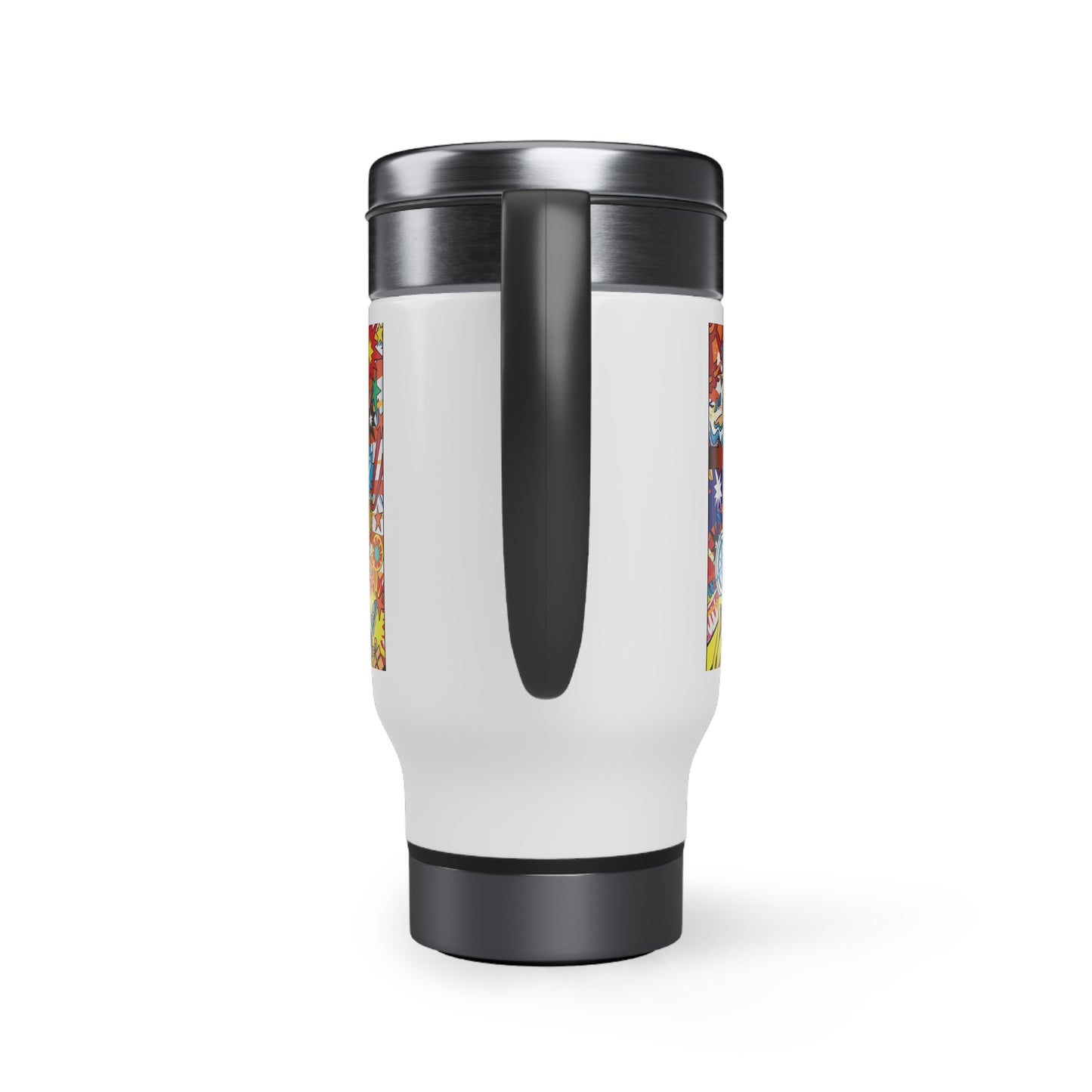 Macho Men Triathletes Stainless Steel Travel Mug - Sip & Stride with Swagger!