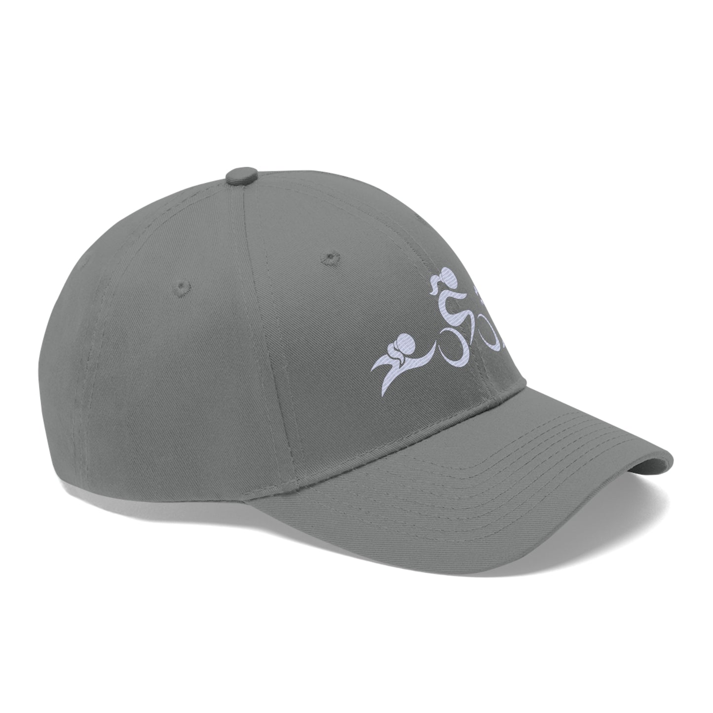 Women's Triathlete Logo Cap | Embroidered Swim, Bike, Run Design | Cotton Twill and Adjustable