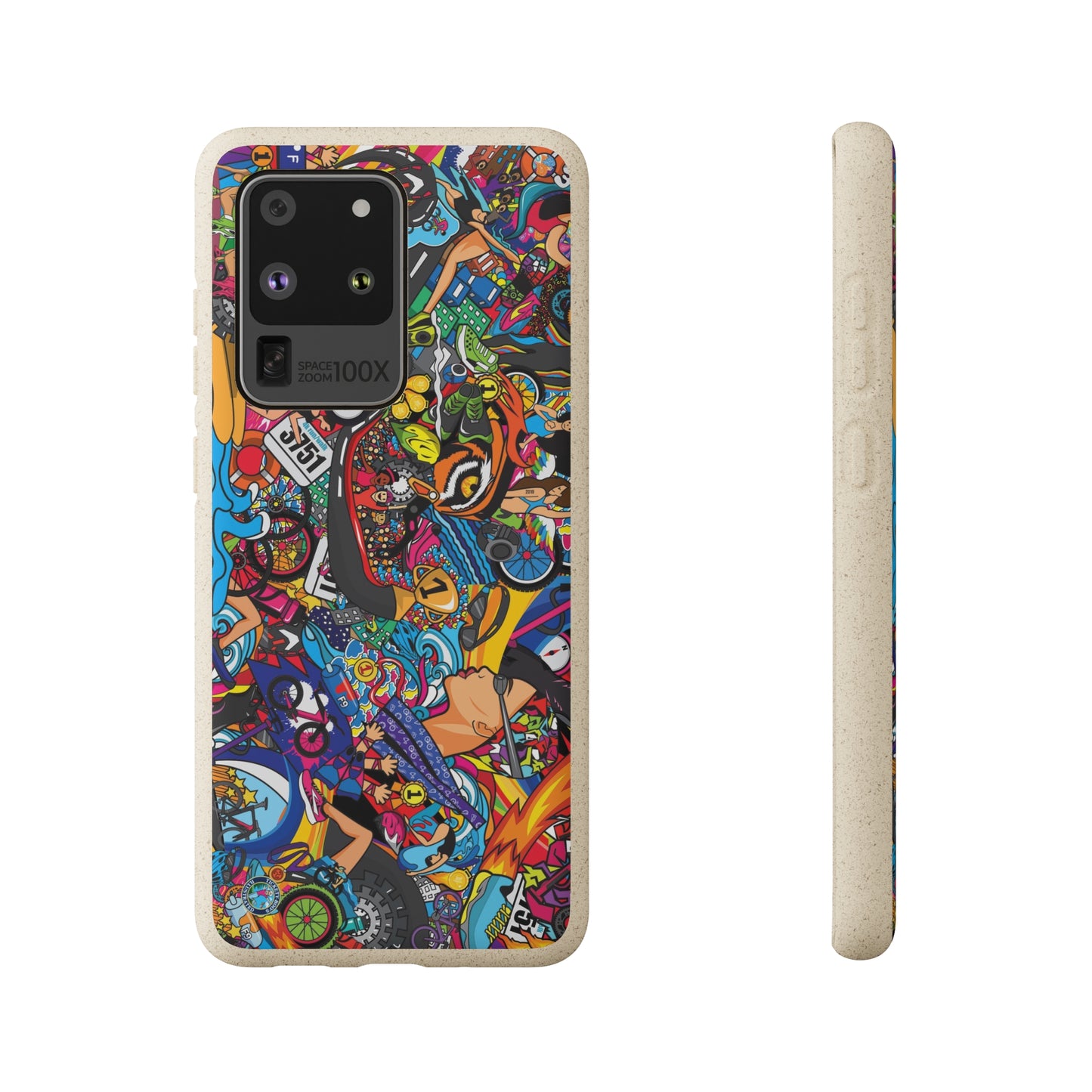 Eco-Friendly Women's Triathlon Phone Case - Unleash Your Passion Sustainably - Biodegradable iPhone and Samsung Phone Case for Triathletes