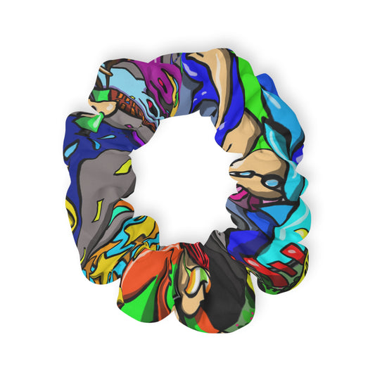 Whimsical Women's Triathlete Hair Scrunchie | Perfect Match for Your Active Lifestyle