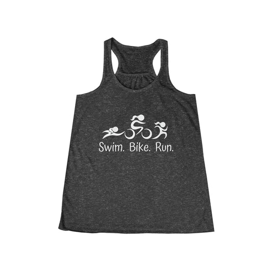 Womens Triathlon Tank Top Racerback With Loose Fit for Women and Girls Swim Bike Run Multisport Activewear Sportswear Gift