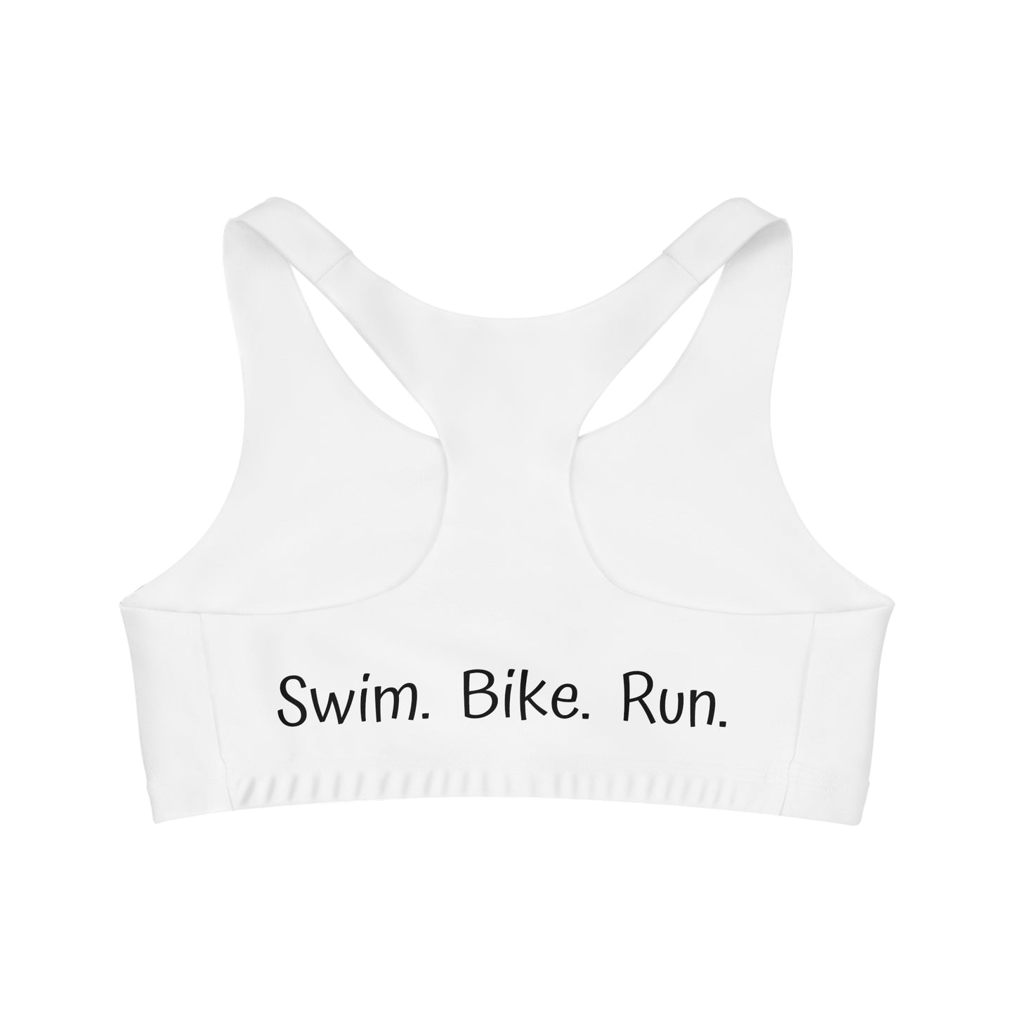 Women's Triathlon-Inspired Seamless Racerback Sports Bra | Medium Support