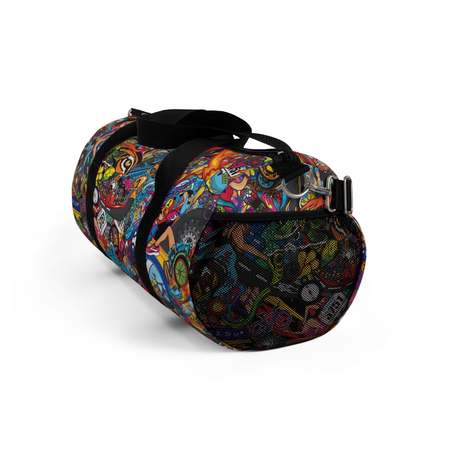 Women's Triathlete Mural Duffel Bag - Embrace Your Inner Warrior